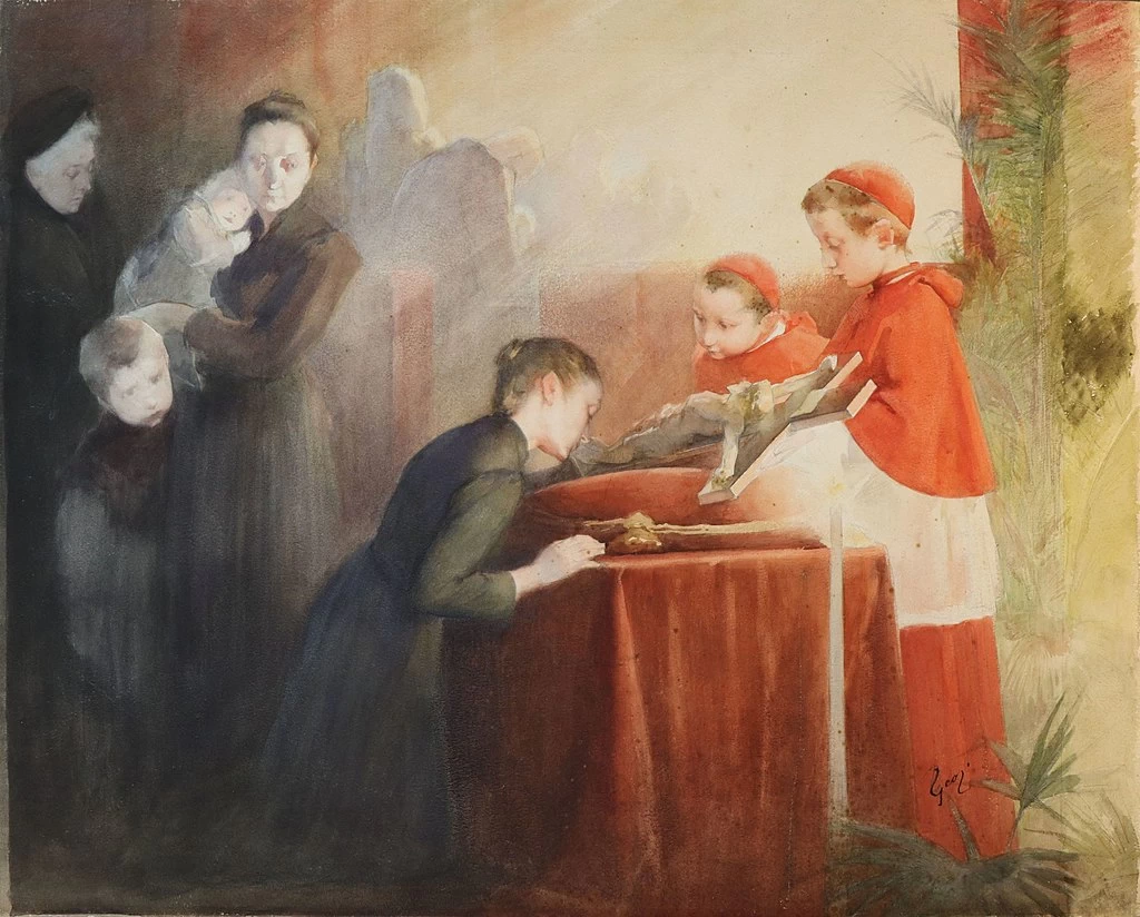 L'adorazione della croce